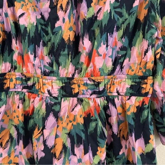 Boho floral mini dress | Anthropologie style | pockets | spring Size Large - NWT - Picture 6 of 6